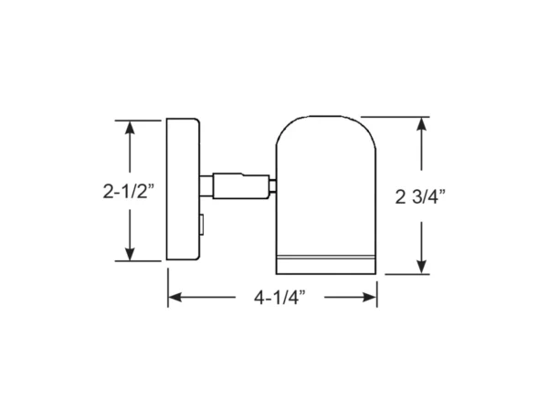 Scandvik LED Brass Reading Light - 10-30V - Image 2