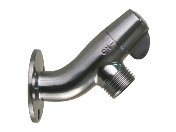 Scandvik Ceramic Angled Washdown Valve - SS Spigot - Image 2