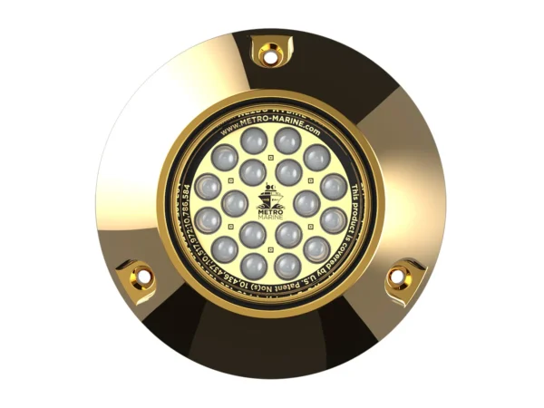 Metro Marine High-Output Submersible Underwater Light w/Intelligent Monochromatic LED's - Green, 45° Beam