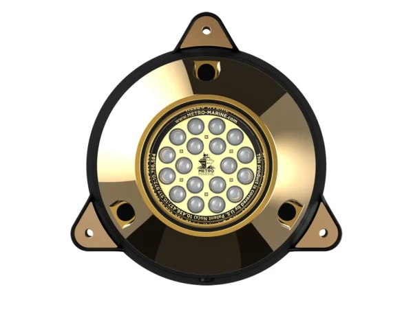 Metro Marine High-Output Surface Mount Underwater Light w/Intelligent Monochromatic LED's - Green, 90° Beam