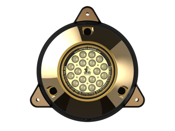 Metro Marine High-Output Surface Mount Underwater Light w/Intelligent Monochromatic LED's - White, 45° Beam