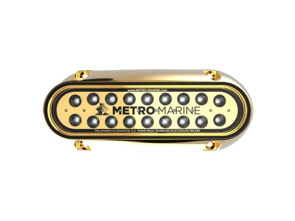 Metro Marine High-Output Elongated Underwater Light w/Intelligent Monochromatic LED's - Green, 45° Beam