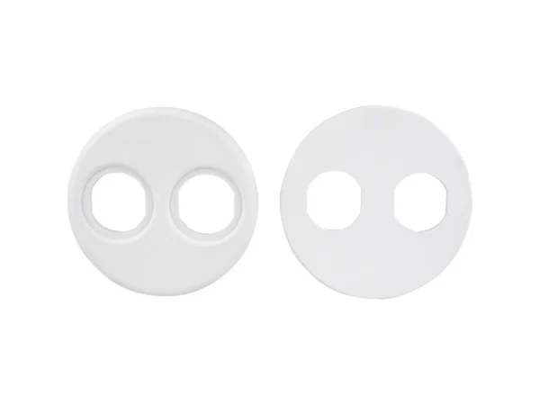 Sea-Dog 4" Gauge Power Socket Adapter Mounting Plate - White