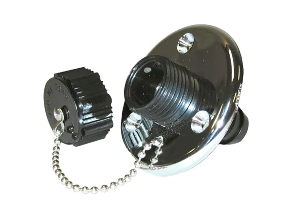 T-H Marine Washdown Valve w/Chrome Base