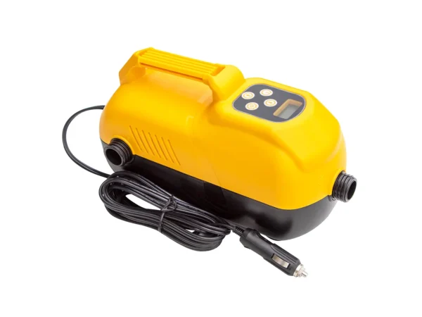 Solstice Watersports 2-Stage High Volume High Pressure Digital Pump w/Car/Battery Adapter Kit