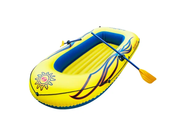 Solstice Watersports Sunskiff 3-Person Inflatable Boat Kit w/Oars & Pump