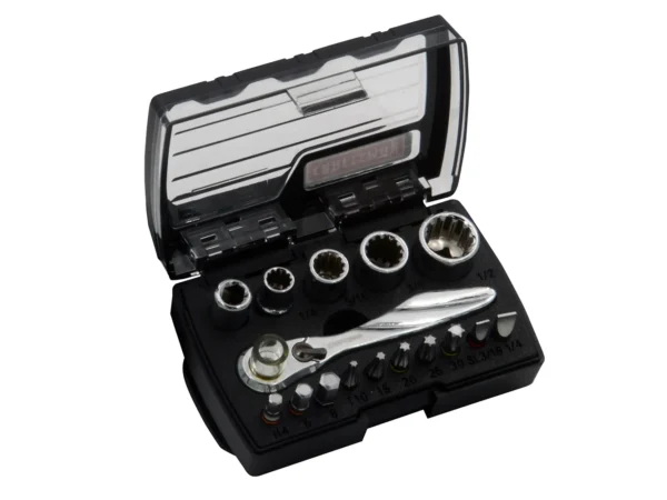 CRAFTSMAN® 16-Piece Mini Ratchet & Socket Set - 1/4" Drive Ratchet