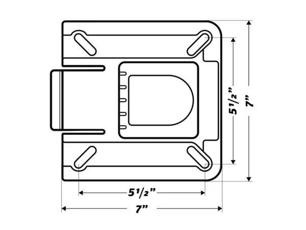 Wise 7" Swivel w/Quick Release Bracket - Image 4