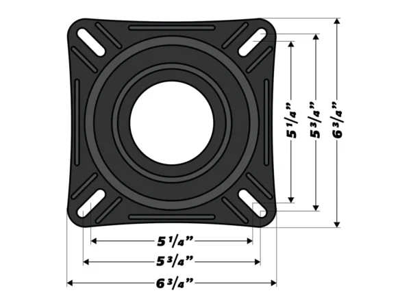 Wise 7" Swivel w/Quick Release Bracket - Image 5