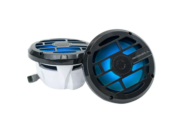 Roswell R Series 6.5” Marine Speakers - Anthracite Grille - 60W RMS & 120W Peak Power