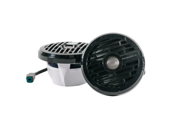 Roswell R1 6.5” Marine Speakers - Black - 80W RMS & 160W Peak Power