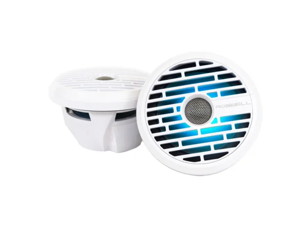 Roswell R1 7.7” Marine Speakers - White - 90W RMS & 180W Peak Power