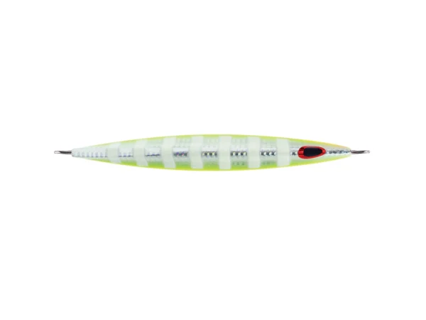 Williamson Kensaki 120 Jig - 5.25" - 4.25oz - UV Chartreuse Glow Zebra