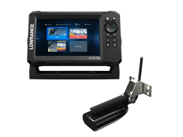 Lowrance Eagle 7 w/SplitShot Transducer & Discover OnBoard Chart