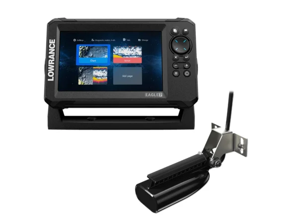 Lowrance Eagle 7 w/SplitShot T/M Transducer & Inland Charts