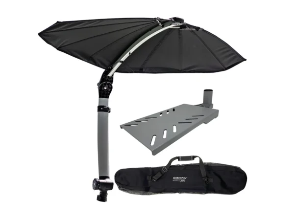 TACO ShadeFin Mini w/Black Fabric - Bag & Swivel Seat Mount Kit