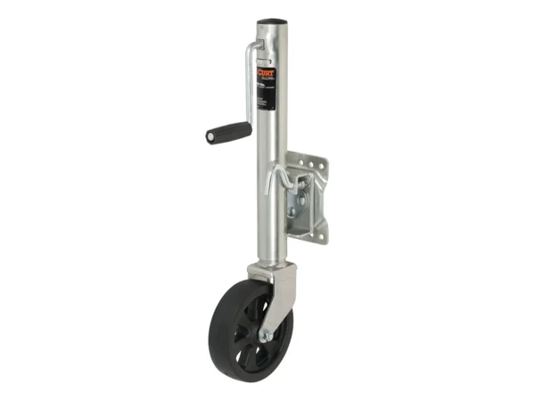 CURT Marine Jack w/8” Wheel - 1,500 lbs - Adjust Vertically 10"