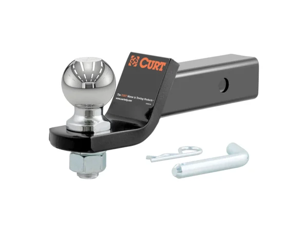 CURT Loaded Ball Mount w/2-5/16" Ball - 2" Shank - 2" Drop - 7,500 lbs