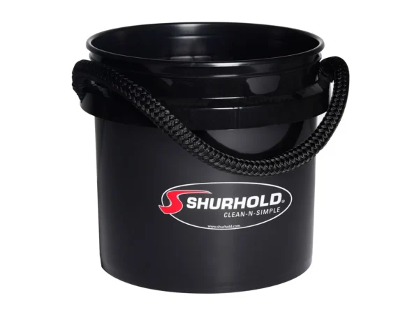 Shurhold World's Best Rope Handle Bucket - 3.5 Gallon - Black