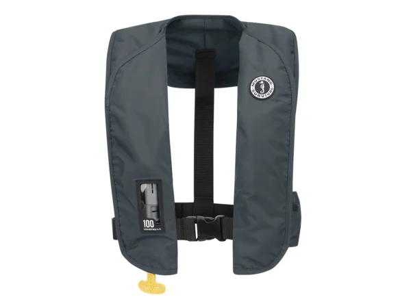 Mustang MIT 100 Convertible Inflatable PFD - Admiral Grey