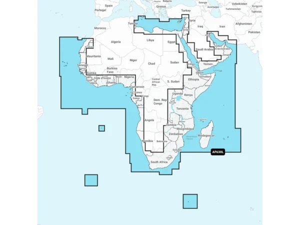 Navionics NAAF630L - Africa & Middle East - Navionics+