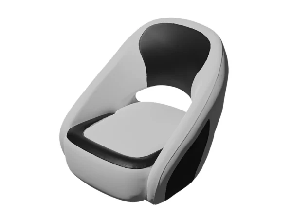 TACO Caladesi Smooth Bucket Seat - White/Black