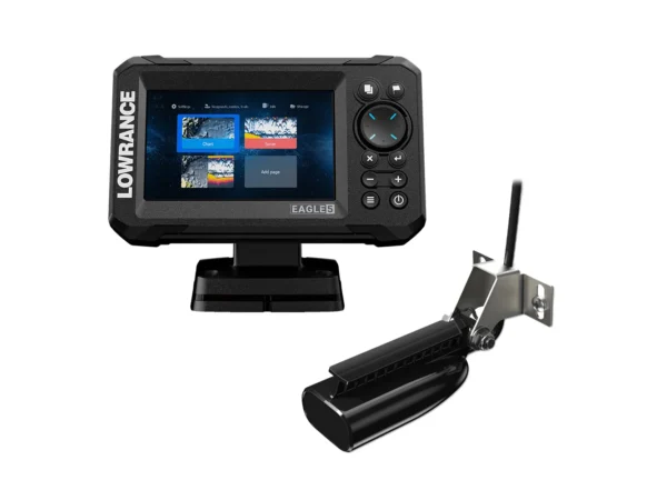 Lowrance Eagle 5 Combo - SplitShot Transducer w/C-MAP Charts