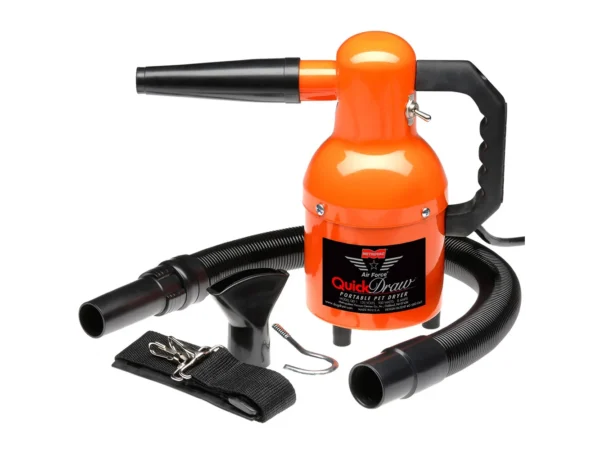 MetroVac AirForce® Quick Draw Portable Pet Dryer - Orange