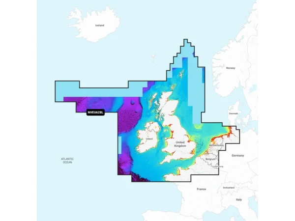 Garmin Navionics Vision+™ NVEU628L U.K., Ireland & Holland