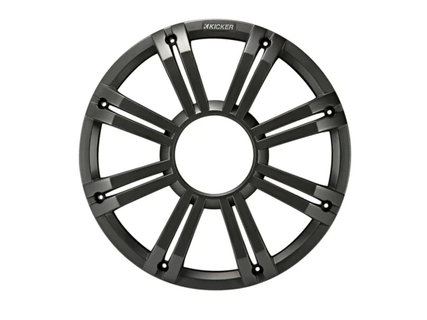 KICKER KMG10 10" Grille f/KM10 & KMF10 Subwoofers - Charcoal, LED Lighting