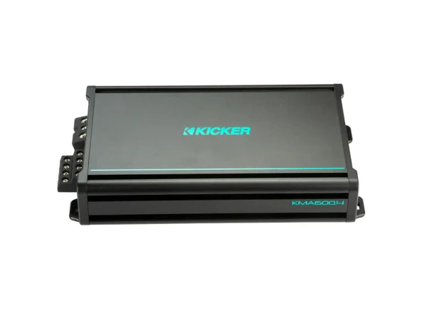 KICKER KMA600.4 4 x 150W 4-Channel Weather-Resistant Full-Range Amplifier