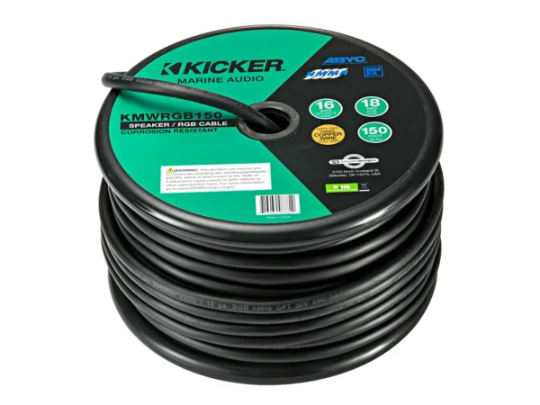 KICKER 150' 16AWG Speaker Wire + 18AWG RGB Wire