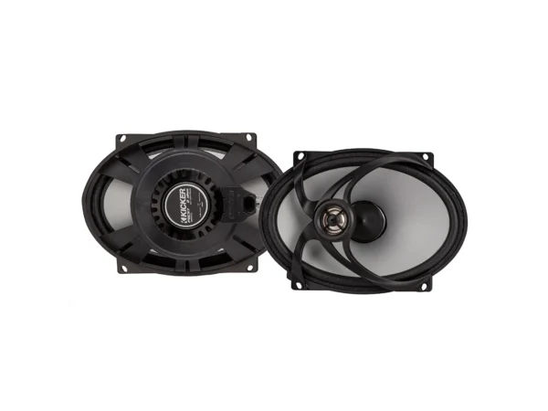 KICKER PSC572 5x7" Harley Davidson Replacement Coaxial Speakers - 2-Ohm, Black