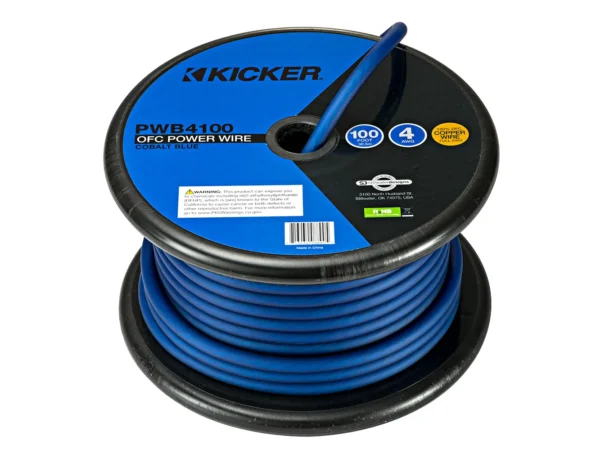 KICKER PWB4100 100' 4AWG Power Wire - Blue