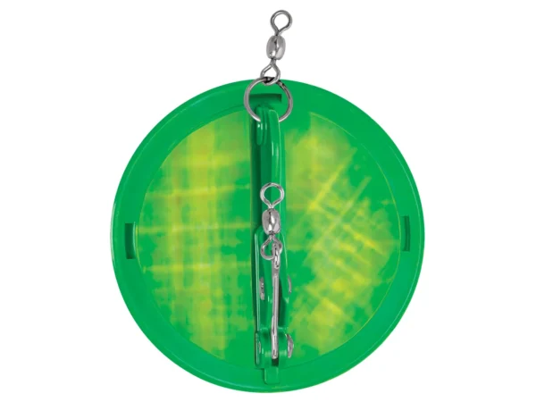 Luhr-Jensen 3-1/4" Dipsy Diver - Kelly Green/Silver Bottom Moon Jelly