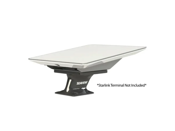 Seaview Starlink High Performance 5" Pedestal Mount w/ADASTLKA Starlink Top Plate - Black