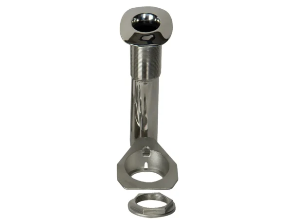 C.E. Smith 70 Series Screwless Flush Mount Rod Holder - 15 Degree - Stainless Steel - Cast Bottom - Black Liner - Boxed