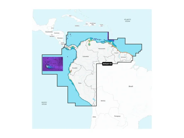 Garmin Navionics Vision+™ NVSA011R South America (North)