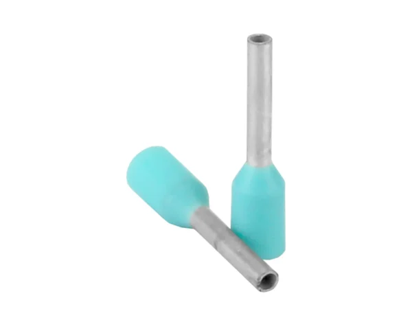 Pacer Turquoise 22-24 AWG Wire Ferrule - 6mm Length - 25 Pack