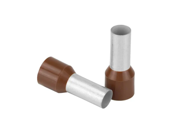 Pacer Brown 4 AWG Wire Ferrule - 16mm Length - 10 Pack - Image 2