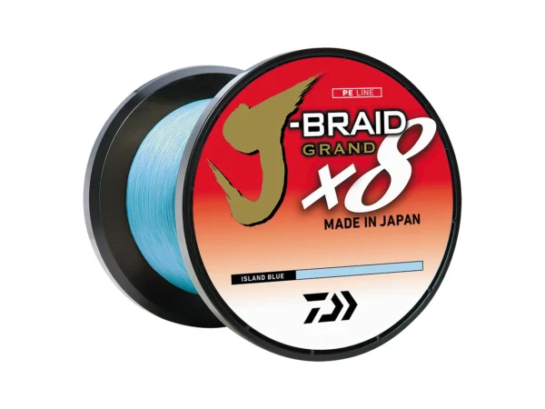 Daiwa J-BRAID x8 GRAND Braided Line - 10 lbs - 300 yds - Island Blue - Image 4