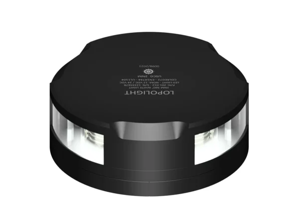 Lopolight Masthead/360-Degree Light - 3NM - Black Housing w/FB Base