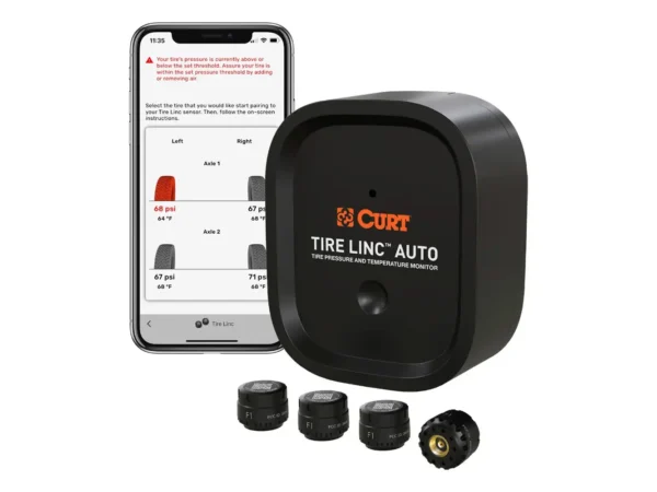 CURT Tire Linc Auto TPMS Using One Control Auto