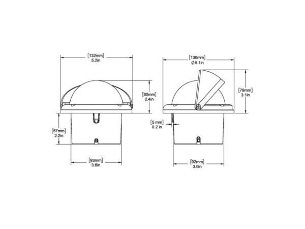 Ritchie SS-1002 SuperSport Compass - Flush Mount - Black - Image 2