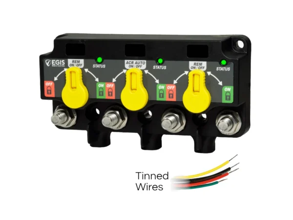 Egis XD Series Triple Flex 2 Relay-ACR-Relay w/Knobs & Tinned Wires