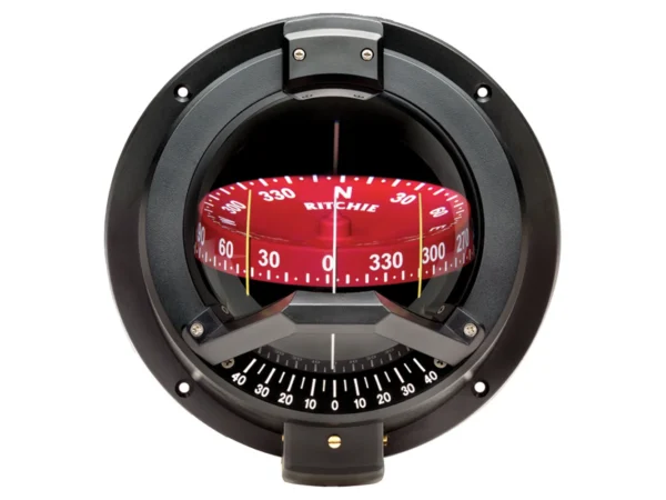 Ritchie BN-202 Navigator Compass - Bulkhead Mount - Black