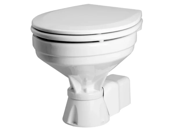 Johnson Pump Standard Electric Toilet - Compact Macerator Style - 24V