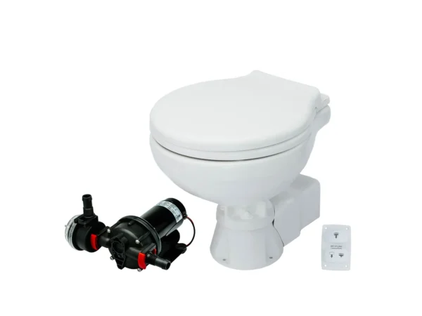 Johnson Pump AquaT Toilet Silent Electric Compact - 24V