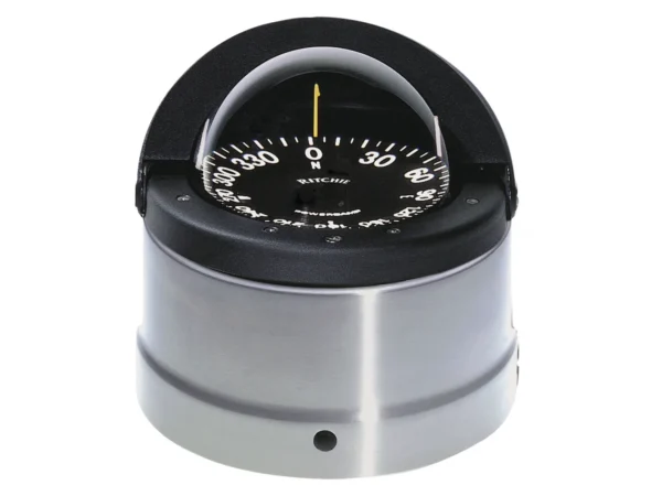 Ritchie DNP-200 Navigator Compass - Binnacle Mount - Polished Stainless Steel/Black