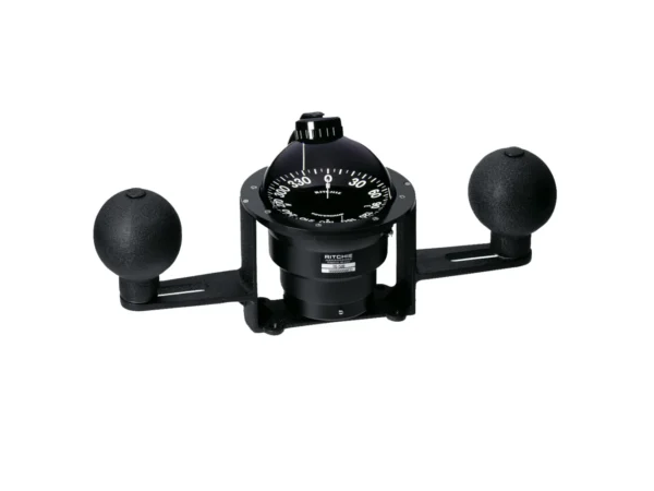 Ritchie YB-500 Globemaster Compass - Yoke Mounted - Black - 5 Degree card - 12V